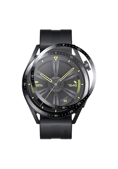 Forzacase Huawei Watch Gt 3 46mm İçin Çerçeveli Tam Kaplayan 3d Pet Ekran Koruyucu Film - Fc016