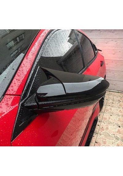 Honda Civic Fc5 Yarasa Ayna Kapağı Batman Piano Black