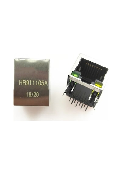 Trafolu Rj45 Hr911105A Ethernet Bağlantı Soketi