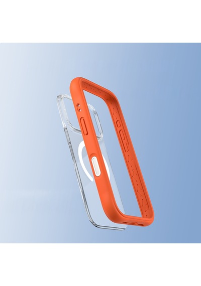 Apple Uyumlu iPhone 17 Pro Max  Kılıf M-safe Özellikli Airbagli Youngkit Dynamic 2 Serisi Kapak Turuncu Turuncu