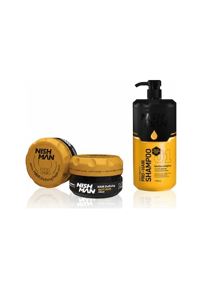 M1 Argan Özlü Mat Görünümlü Wax 100 Ml X 5 Adet/+ 1250 Ml Tuzsuz Şampuan Hediye