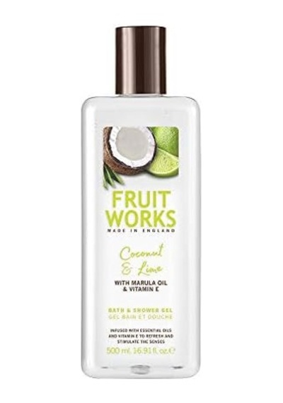 Fruit Works Sg Coconut & Lime Duş Jeli 500ml Açık Mavi