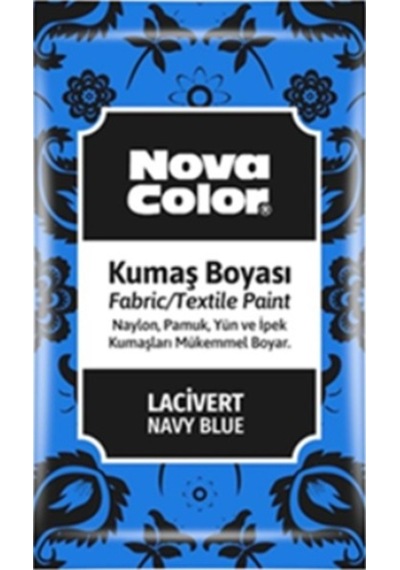 Nova Color Toz Kumaş Boyası Lacivert - 2 Adet
