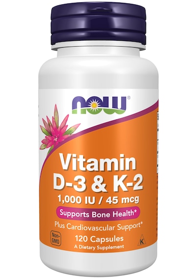 Now Foods D3 K2 Vitamin 120 Caps