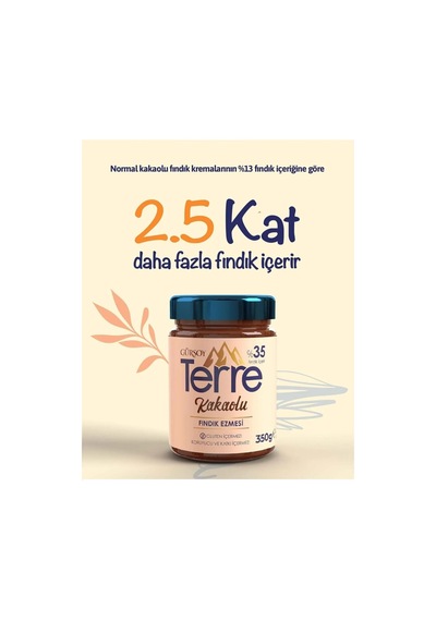 Gürsoy Terre Fındık Kakaolu Fındık Ezmesi 350 Gr