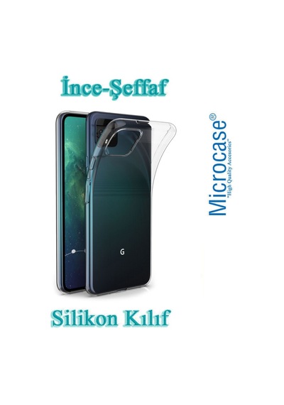 Google Pixel 4 Ince 0.2 Mm Soft Silikon Kilif + Cam(Seç) 434428473