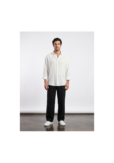 Baselco Amalfi Muslin Oversize Gömlek - Basic Fresh Beyaz