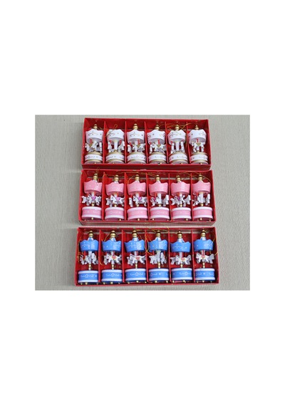 10 Adet Ahşap Dekoratif Atlı Karınca Figür Dekor Masaüstü Süs Carousel Horse Mini 8 X 3 Cm 1