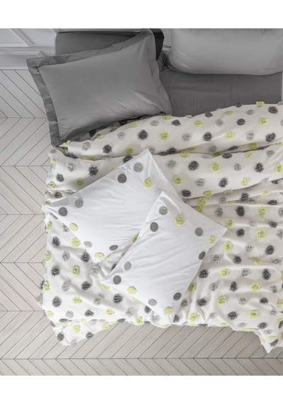 Cotton Box Bonny Çift Kişilik Pike Takımı Leroy Gri