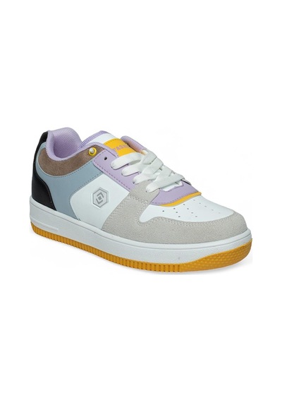 Lambırlent 2100 Klasik Sneaker Spor Ayakkabı Beyaz Lila