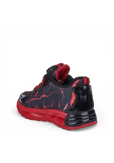Zacoz Erkek Çocuk Akıllı Bağcıklı Ateş Desenli Spor Sneaker Ayakkabı Kırmızı - Siyah Zacoz Erkek Çocuk Akıllı Bağcıklı Ateş Desenli Spor Sneaker Ayakkabı Kırmızı - Siyah