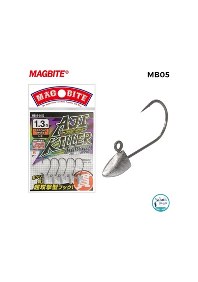 Magbite Ajikiller Jighead 8 1.3gr 5 Adet Standart