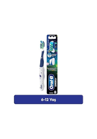 Kids/junior 6-12 Yaş Diş Fırçası, Ekstra Yumuşak Açık Ahşap