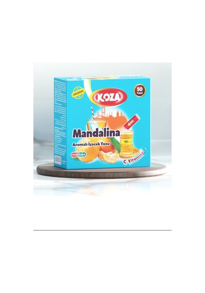 Koza Tek İçimlik Mandalina Aromalı Toz İçecek 50'li 0.75 LT - 2.5 LT - 12 KG