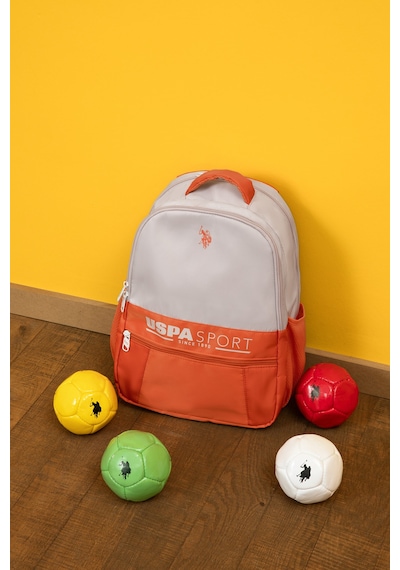 U.s. Polo Assn. Kız Çocuk Turuncu Okul Çantası 50315132-vr051 Çok Renkli