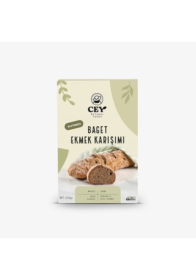 Cey Glutensiz Baget Ekmek Karışımı 220 Gr