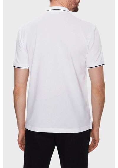Calvin Klein Erkek Polo T Shirt K10K110596 YAF BEYAZ Beyaz