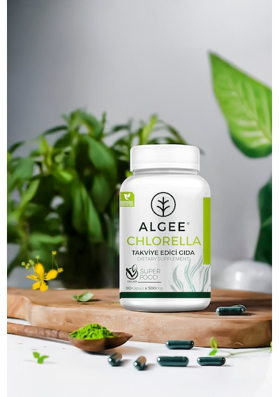 Algee Chlorella Bitkisel Takviye 90 Kapsül