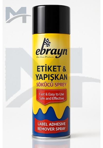 Ebrayn Etiket Ve Yapışkan Sökücü Aerosol 500 Ml Sprey Hızlı Ve Et