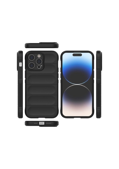Apple iPhone  Uyumlu,  14 Pro Kılıf Optimum Silikon - Siyah