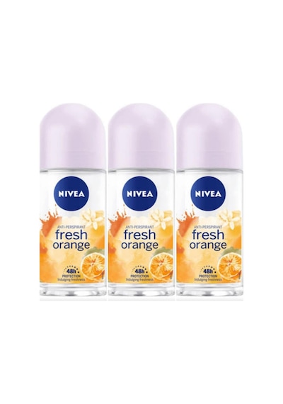 Nivea Fresh Orange Kadın Roll-On Deodorant 50 ML x 3