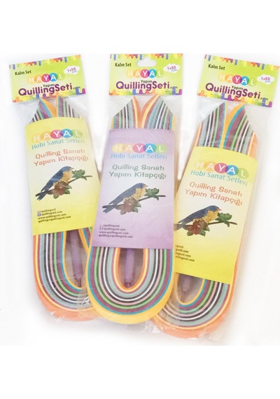 Hayal Quilling Öğrenci Seti - 1 Cm Kalın Set