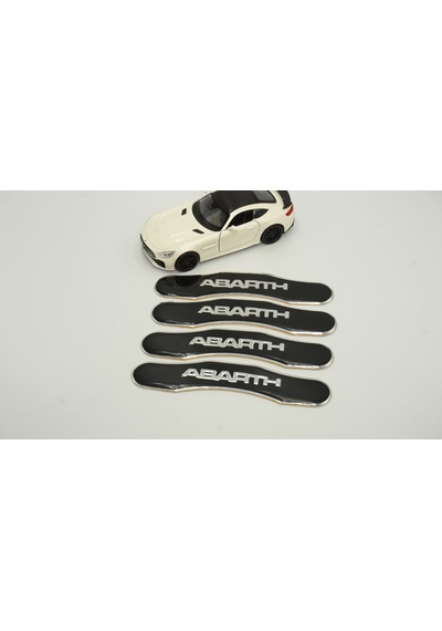 Abarth Logo Kaliper Üstü 3M 3D Metal Logo Arma Amblem Seti