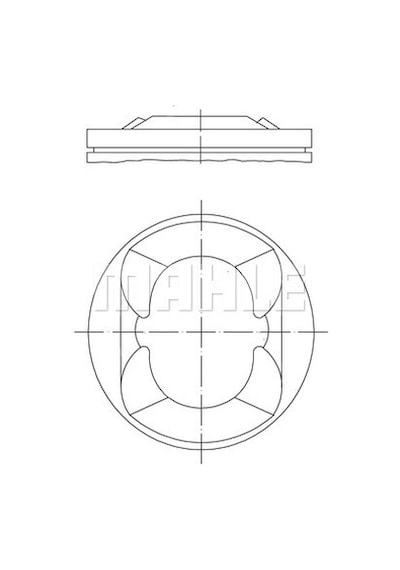 MAHLE 081PI00110002 Piston Segman 77.50 Mm N13 11257601181