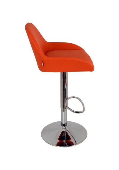 Bürocci Texas Bar Taburesi - Turuncu Deri - 9506S0123 Çok Renkli