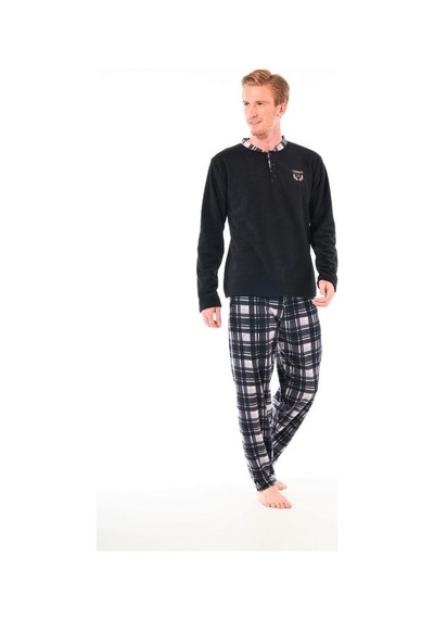 Estiva Alt Pijaması Ekose Kareli Polar Erkek Pijama Takım (555277924)