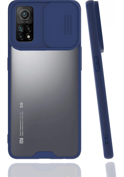 Nettech Xiaomi Mi 10t Uyumlu Platin Kamera Kızaklı Arka Koruma