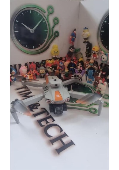 R06 Drone 360 Derece Roll Gprs Li Çift Bataryalı Ekranlı Kumanda Kulaklık Hediyeli