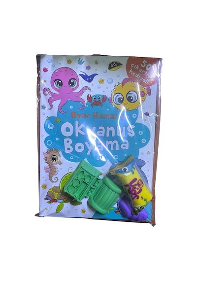 Boyama Kitabı Oyun Hamuru Hedyeli 50 Adet Sıtıkır
