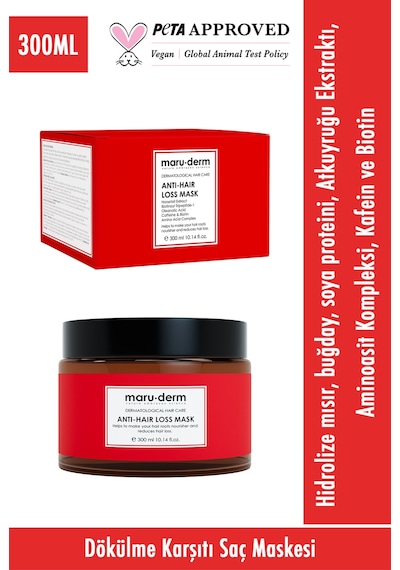 Maruderm Saç Dökülme Karşıtı Saç Maskesi 300 ML