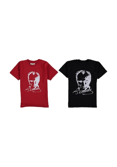 A.L.M Kids 23 Nisan Erkek Çocuk Atatürk Tişört 5-14 Yaş