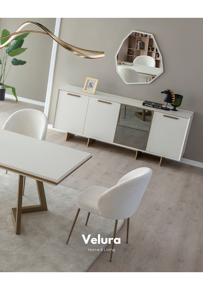 Valore Konsol Ayna Hariç Beyaz