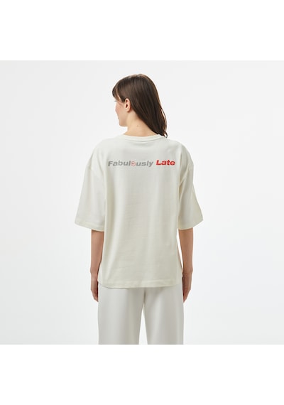 Unıted4 Kadın Krem T-shirtmınoka