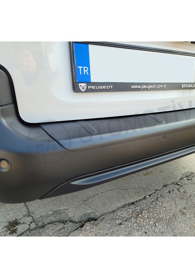 Opel Combo Panelvan Arka Tampon Eşiği Mat Siyah 2019 Model Ve Sonrası