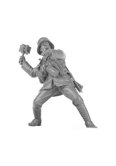 1/35 Alman İmparatorluk Askerleri 4 Adet Figür Maketi, Meng Hs010