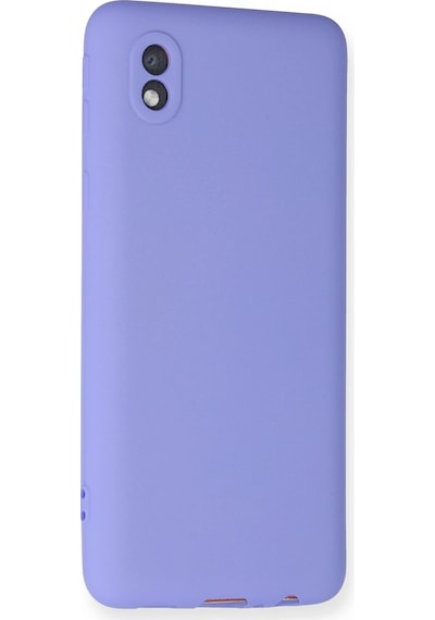 Cosmotex Newface Samsung Galaxy A01 Core Kılıf First Silikon - Lila