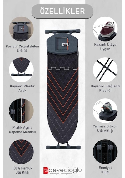 Harbinger MM149 Yeni Nesil StrongBoard Ütü Masası