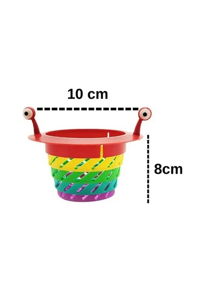 Lavabo Süzgeci Renkli 6 Kademeli Mutfak Gider Tıpası Lavabo Evye Süzgeci Plastik Diğer