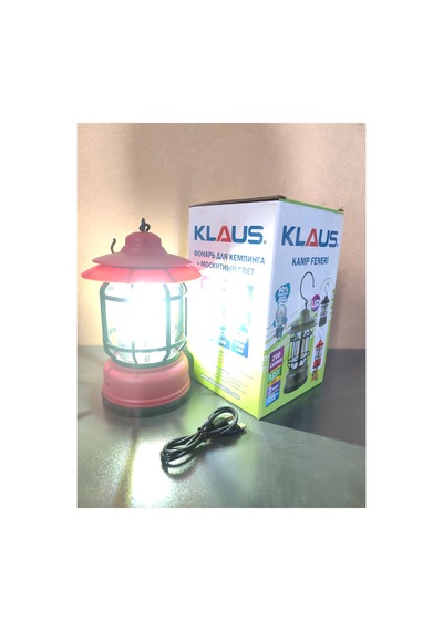 Klc Beyaz Işıklı Ledli El Feneri Dekoratif Kamp Lambası Işıldak Şarjlı Portatif Gece Lamba Kırmızı Kırmızı