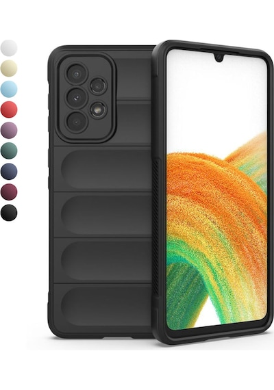 Samsung Galaxy Uyumlu A33 5g Kılıf Optimum Lens Çerçeveli Silikon Kapak