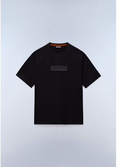 Napapijri S-box Logo Ss 1 Erkek T-shirt-31969 Siyah