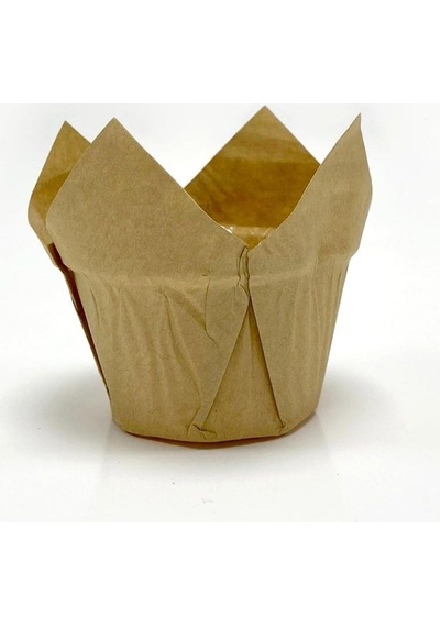 Tulip Muffin Kağıt Kek Kapsülü 50'li 55x50 Mm Renkli Cupcake Muffin Kalıbı Diğer