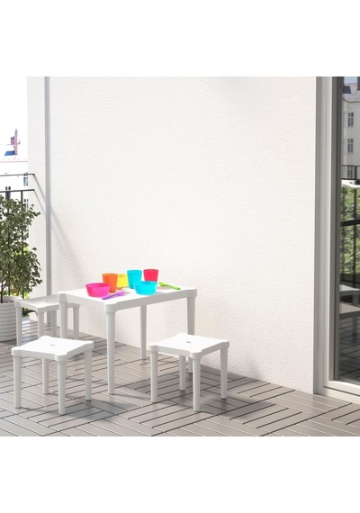 Çocuk Oyun Masası,dikdörtgen Beyaz Renk Meridyendukkan 58x42x43 Cm İç-dış Mekan Kullanımı Çocuk Masası Beyaz Çocuk Oyun Masası,dikdörtgen Beyaz Renk Meridyendukkan 58x42x43 Cm İç-dış Mekan Kullanımı Çocuk Masası Beyaz