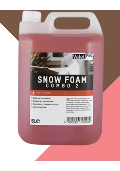 Valet Pro Yoğun Kir Sökücü Köpük - Snow Combo2 5Lt.