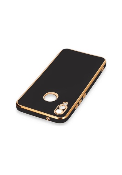 P20 Lite Kılıf Volet Silikon - Siyah