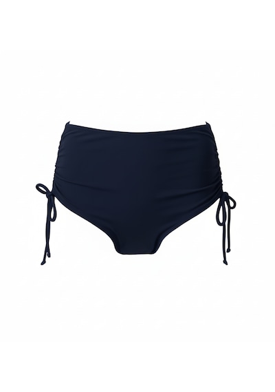 Donlaritta Büyük Beden Yüksek Bel Toparlayıcı Bikini Altı 42-44-46-48-50- 52 Beden Lacivert